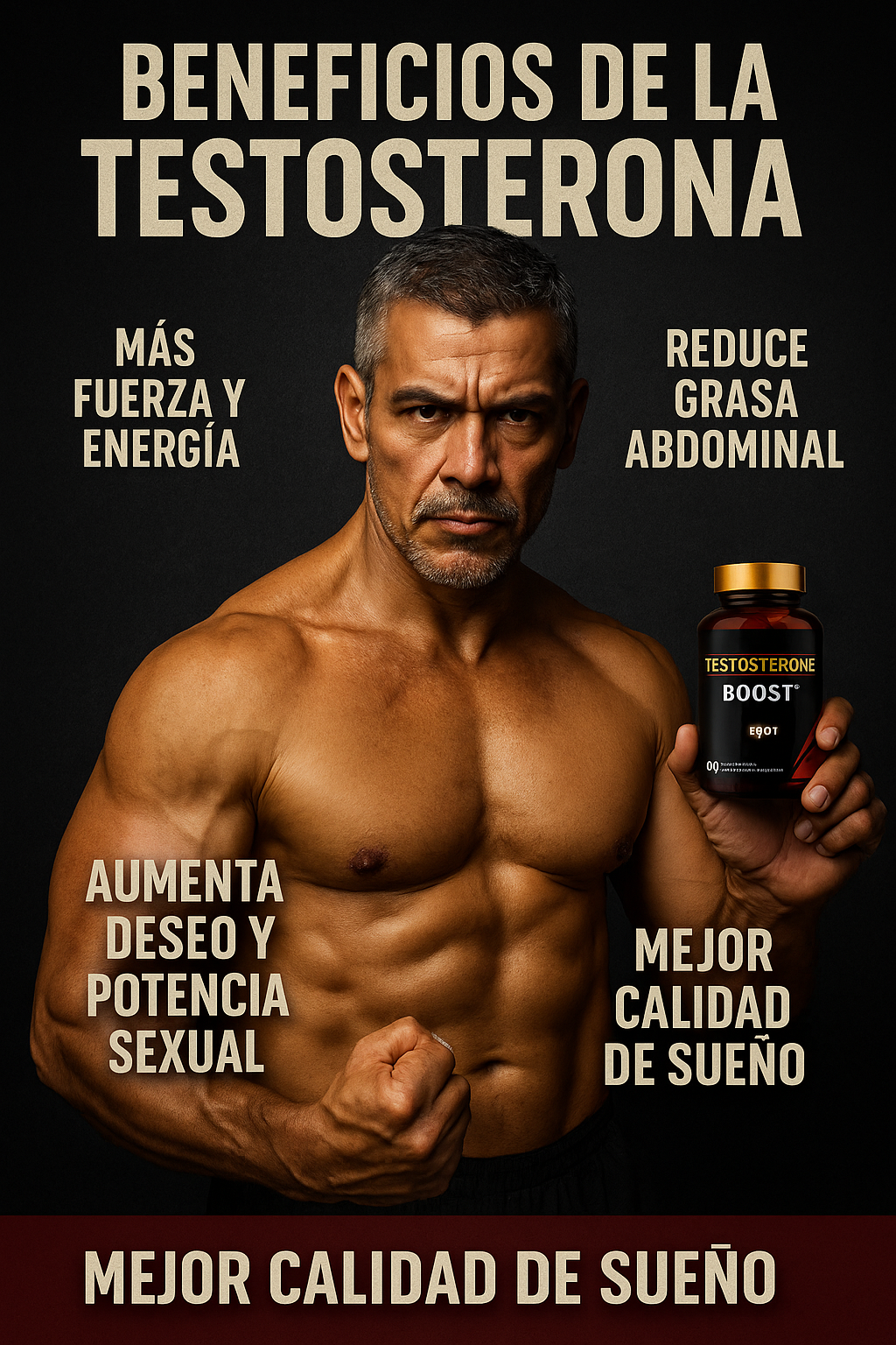 Suplemento Testosterone Boot 60 Cap